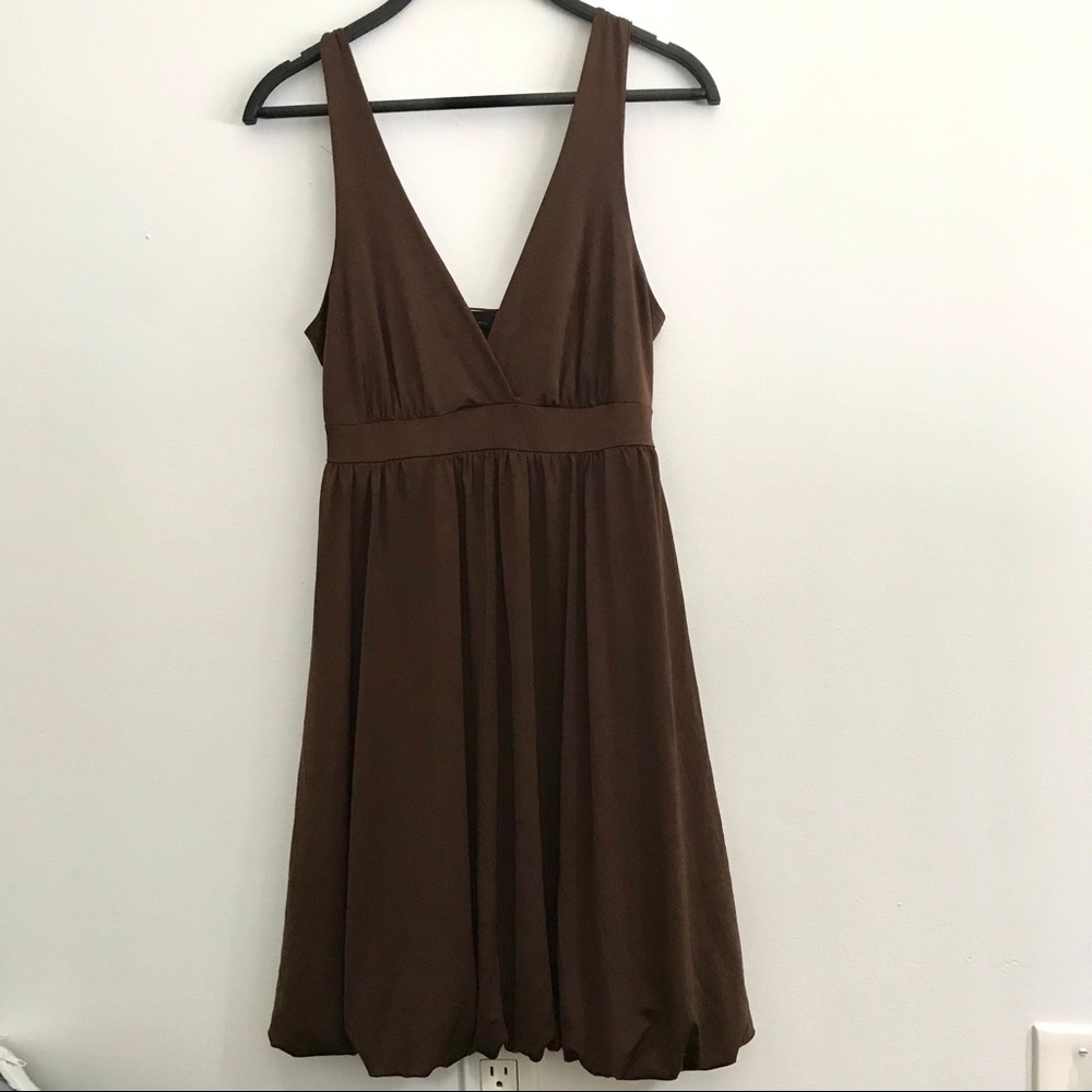 Brown party dress